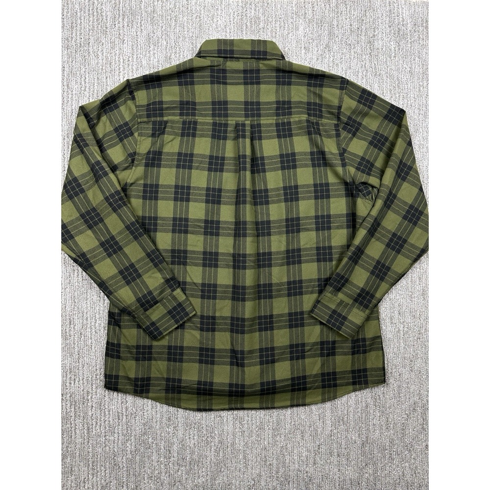 Dixxon Flannel Co 38 Special Green Plaid Flannel Shirt D-Tech 2XL Button-Up - Picture 6 of 9